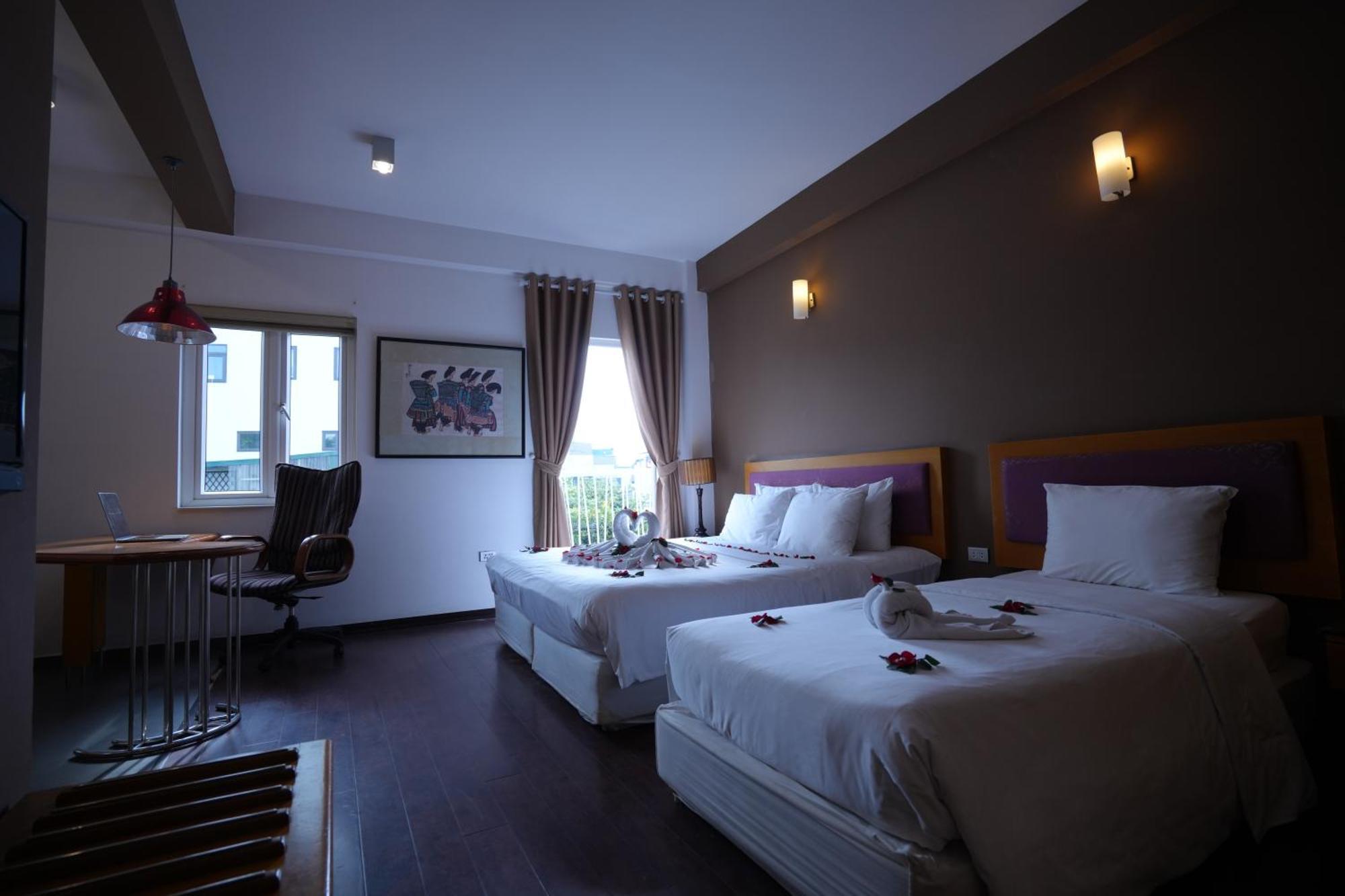 Golden Sunshine Villa Hotel And Travel Ханой Экстерьер фото