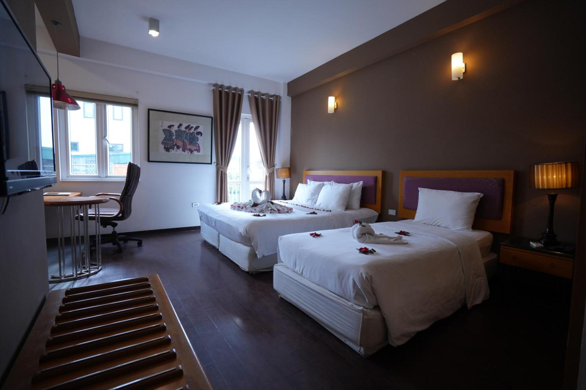 Golden Sunshine Villa Hotel And Travel Ханой Экстерьер фото